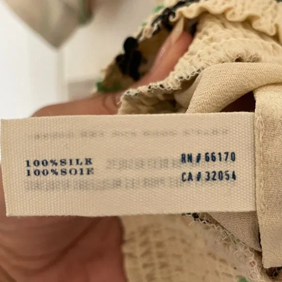 NWT Women's Leifsdottir 100% Silk Coral Floral Print Top Size 12 - Picture 8 of 8